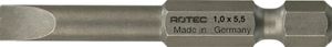 Rotec PRO Insertbit 0,8x4,0mm L=50mm E 6,3 BASIC - 10 stuks - 8121040