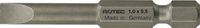 Rotec PRO Insertbit 0,8x4,0mm L=50mm E 6,3 BASIC - 10 stuks - 8121040