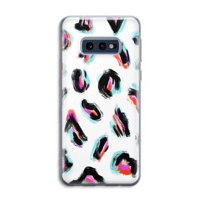 Cheetah color: Samsung Galaxy S10e Transparant Hoesje