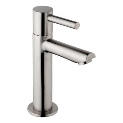 Fonteinkraan Wiesbaden Amador XL | Opbouw | Koudwater kraan | Standaard model | Rond | Geborsteld staal PVD