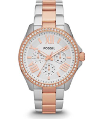 Horlogeband Fossil AM4496 Roestvrij staal (RVS) Bi-Color 20mm