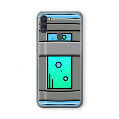 Chug Bottle: Samsung Galaxy A11 Transparant Hoesje