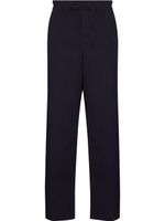 TEKLA pantalon de pyjama à lien de resserrage - Bleu