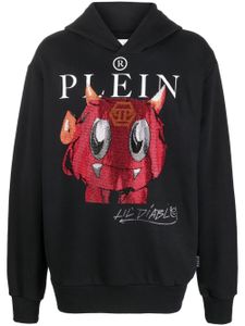 Philipp Plein hoodie à logo Monsters imprimé - Noir