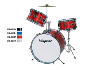 Hayman HM-33-BK 3-delig drumstel