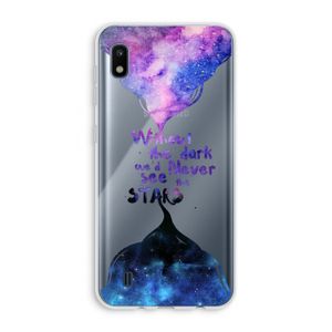 Stars quote: Samsung Galaxy A10 Transparant Hoesje