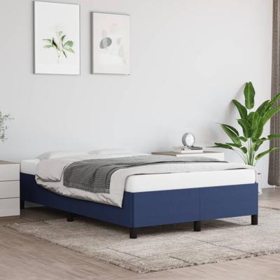 Bedframe zonder matras 120x190 cm stof blauw