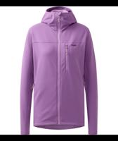 Haglofs Rosson Mid Hood Fleece Dames Purple Ice S