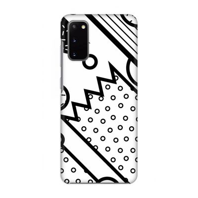 Pop Art #4: Volledig geprint Samsung Galaxy S20 Hoesje