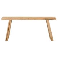 Leen Bakker - Bank Bruce - Naturel - 50x120x25 Cm - Teakhout - Bruin