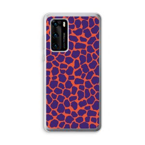 Purple Giraffe: Huawei P40 Transparant Hoesje