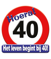 Huldeschild 40 jaar
