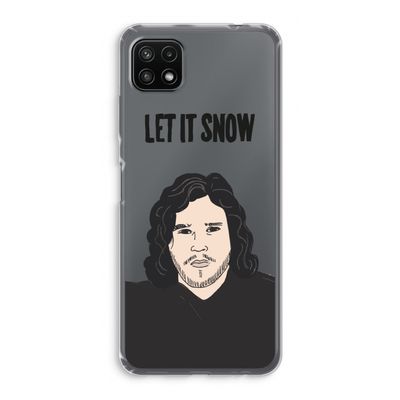 Let It Snow: Samsung Galaxy A22 5G Transparant Hoesje
