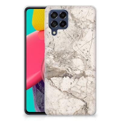 Samsung Galaxy M53 | TPU | Siliconen hoesje | Marmer Beige