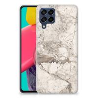 Samsung Galaxy M53 | TPU | Siliconen hoesje | Marmer Beige