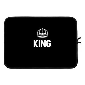 King zwart: Laptop sleeve 13 inch