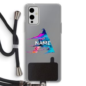 Abstract Spectrum: OnePlus 9 Transparant Hoesje met koord