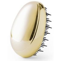 Handbagage haarborstel anti-klit goud 9 cm - Haarborstels - thumbnail