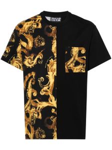 Versace Jeans Couture t-shirt en coton à imprimé Barocco - Noir