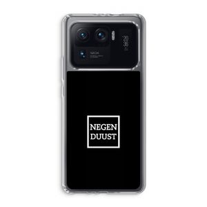 Negenduust black: Xiaomi Mi 11 Ultra Transparant Hoesje