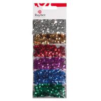 Hobby gekleurde pailletten 42 gram in 6 kleuren - Knutselen - Decoratie - Glitters