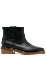 Gabriela Hearst bottines Reza 45 mm en cuir - Noir - thumbnail