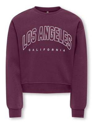 Kids ONLY winter sweater meisjes - paars - KogSweat - loose fit