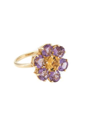 Dolce & Gabbana bague en or jaune 18ct Spring sertie d'améthyste