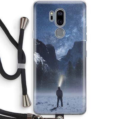 Wanderlust: LG G7 Thinq Transparant Hoesje met koord
