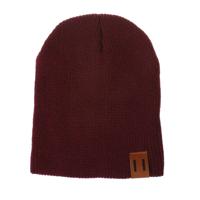 Winter hoed baby zachte warme muts Cap (donkerrood) Winter hoed baby zachte warme muts Cap (donkerrood)