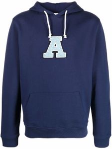 Axel Arigato hoodie à logo floqué - Bleu