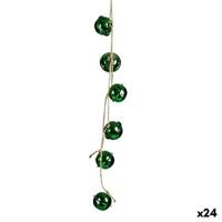 Kerstversiering Krist+ 00547-2 00547-2 Groen Plastic Ratel 58 x 3 x 3 cm (24 Stuks)