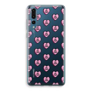 GIRL POWER: Huawei P20 Pro Transparant Hoesje