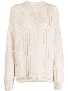 Nanushka pull Nicolle en jacquard - Tons neutres