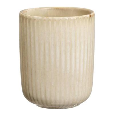 Leen Bakker - Mok Zonder Oor Camille - 300 Ml - Stoneware - Beige - B10 Cm