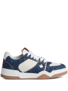 DSQUARED2 panelled denim sneakers - Blanc