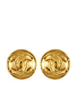 CHANEL Pre-Owned boucles d'oreilles à clip (années 1990)