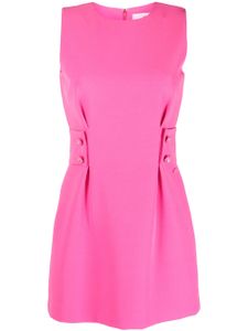 Chiara Ferragni belted-waist sleeveless dress - Roze
