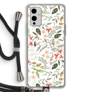 Sweet little flowers: OnePlus 9 Transparant Hoesje met koord
