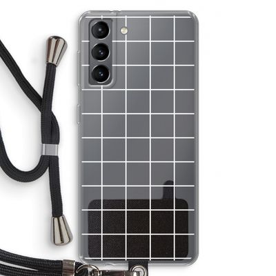 Rooster 2: Samsung Galaxy S21 Transparant Hoesje met koord