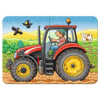 Ravensburger - op het werk puzzel 4in1