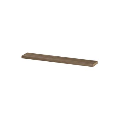 INK 20d wandplank - 120x20x3.5cm - voorzijde afgekant - tbv nis - MFC Zuiver eiken 1258716
