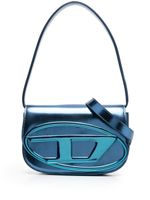 Diesel sac porté épaule 1DR en cuir - Bleu