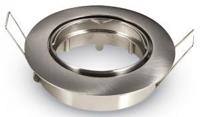 V-Tac Inbouw spot verstelbaar 50mm rond geschuurd staal 5013316