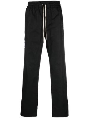 Just Don pantalon de jogging à logo brodé - Noir