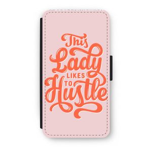 Hustle Lady: iPhone XS Flip Hoesje
