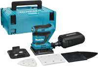 Makita dbo480zj | accu handpalm vlakschuurmachine | 18v | zonder accu's en lader | in m-box koffer - dbo480zj