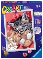 Ravensburger creart schilderen op nummer - vredige kitten