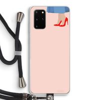 High heels: Samsung Galaxy S20 Plus Transparant Hoesje met koord