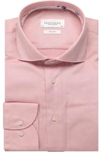 Profuomo Slim Fit Overhemd roze, Effen
